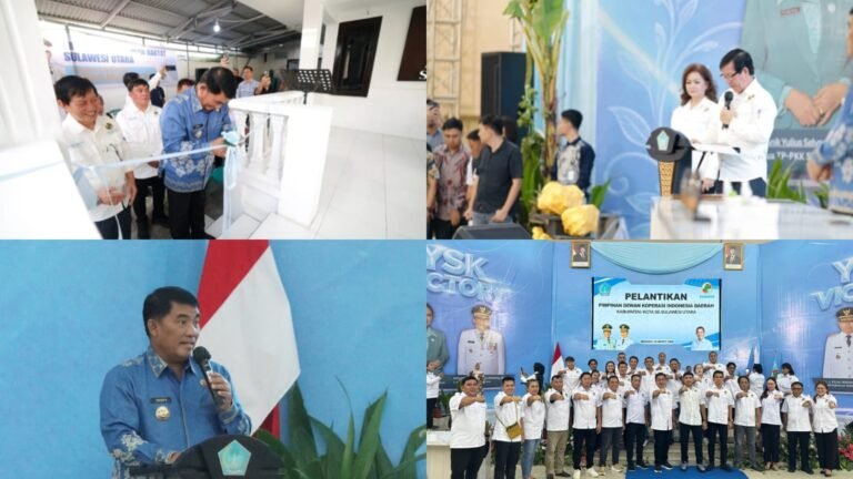 Gubernur YSK Hadiri Pelantikan Pimpinan Dekopinwil Kabupaten/Kota se-Sulut, Tegaskan Penguatan Ekonomi Rakyat