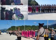 UPACARA PELARUNGAN DAN TABUR BUNGA DALAM RANGKA HARI BHAYANGKARA KE-80 TAHUN 2026 DI POLRES BOLTIM BERLANGSUNG KHIDMAT