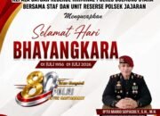 Hari Bhayangkara ke-80, Kasat Reskrim Polres Bolmong Utara Tegaskan Komitmen Profesional, Responsif, dan Humanis Melayani Masyarakat