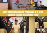 Seminggu Pasca HUT Bhayangkara ke-80, Polres Boltim Ungkap Jaringan Sabu Lintas Daerah,Lima Terduga Pelaku Diamankan