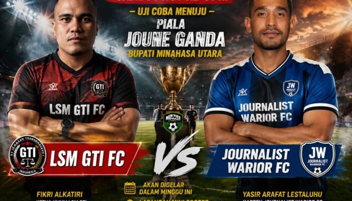 LSM GTI FC Tantang Journalist Warrior FC, Laga Persahabatan Sambut HUT RI dan Pemanasan Menuju Piala Joune Ganda.