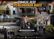 Hadapi Situasi Kontinjensi, Polres Boltim Gelar Simulasi Pengamanan Mako Tingkatkan Kesiapsiagaan Personel