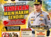 Kapolres Minahasa AKBP Steven Simbar Tegas: Jangan Main Hakim Sendiri, Pelaku Bisa Dipidana