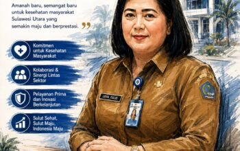 dr. Lidya Evalien Tulus Dipercaya Jabat Plt Kepala Dinas Kesehatan Sulawesi Utara