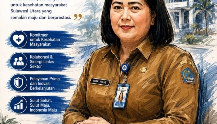 dr. Lidya Evalien Tulus Dipercaya Jabat Plt Kepala Dinas Kesehatan Sulawesi Utara