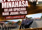 Kapolres Minahasa Pimpin Upacara Hari Juang Polri, Kobarkan Semangat Pengabdian