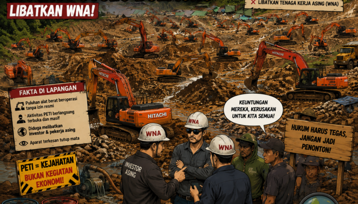 PETI Potolo Sinomorumping Kian Menggila, Puluhan Ekskavator Beroperasi di Tengah Operasi Penertiban, Masyarakat Desak Polda Sulut Bertindak