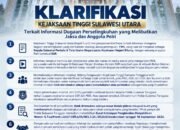 Klarifikasi Kejati Sulut Terkait Pemberitaan Dugaan Perselingkuhan Jaksa dan Polisi