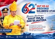 HUT ke-62 Sulut, Gubernur Yulius Selvanus Ajak Semua Elemen Perkuat Sinergi dan Kerja Nyata