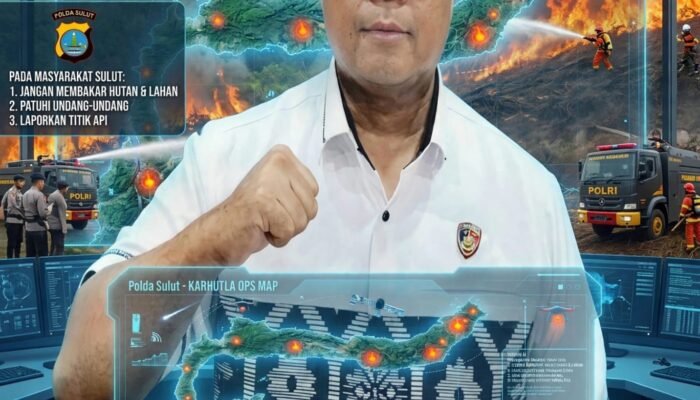 Karhutla Melonjak di Sulut, Dir Reskrimsus Polda Sulut Ingatkan Bahaya Bakar Lahan