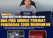 Tujuh Paket Narkotika Diduga Sabu Diamankan di Depan SPBU Tangkoko, Polres Bitung Tegaskan Komitmen Perangi Peredaran Narkoba