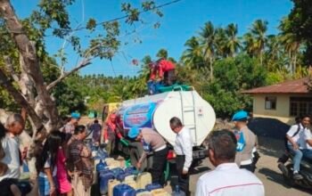 HUT Propam Polri ke-24, Polres Boltim Hadirkan Bantuan Air Bersih bagi Warga Dodap