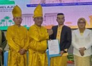 Gubernur YSK Serahkan Nota Dinas Plt Bupati Bolmut kepada Aditya Pontoh
