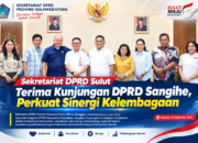 Sekretariat DPRD Sulut Terima Kunjungan DPRD Sangihe, Perkuat Sinergi Kelembagaan
