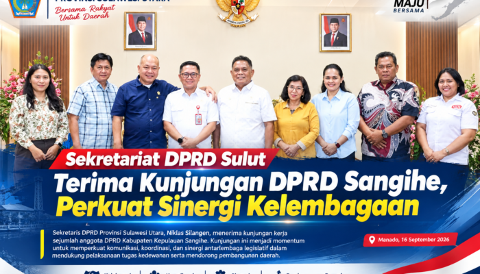 Sekretariat DPRD Sulut Terima Kunjungan DPRD Sangihe, Perkuat Sinergi Kelembagaan