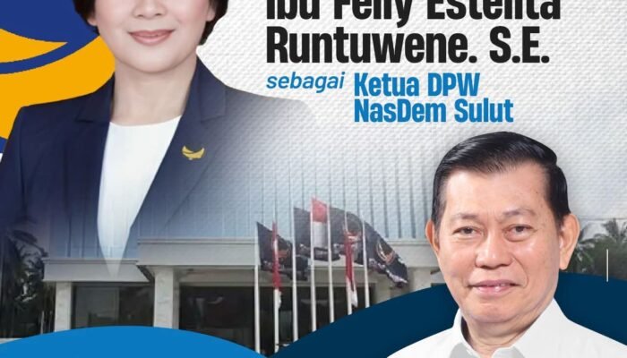 Dari Hati, Victor Mailangkay Sampaikan Selamat kepada Felly Runtuwene, Titip Pesan Persatuan NasDem Sulut