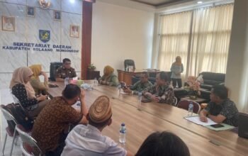 Sekda Abdullah Mokoginta Pimpin Forum Penataan Ruang, Bahas Rencana Pembangunan Sekolah Rakyat di Langagon
