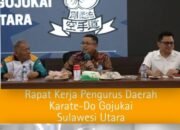 Dr. Feri Tas Pimpin Raker Karate-Do Gojukai Sulut, Bahas Penguatan Organisasi dan Pembinaan Atlet