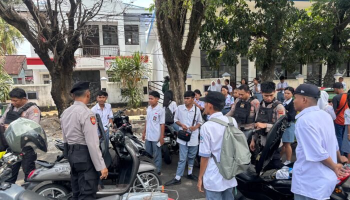 POLSAMA Bergerak, Polres Bitung Hadir di Sekolah: Polisi Dekat, Pelajar Aman, Generasi Muda Kuat
